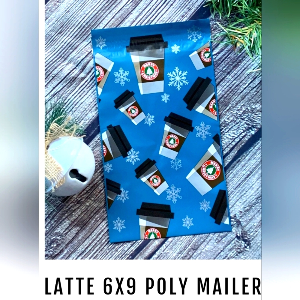 Latte Cafe 6x9 poly mailer - Set of 30